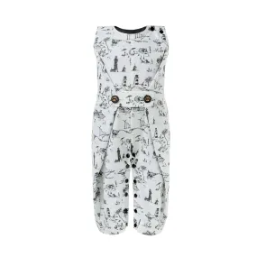 Geplooide jumpsuit