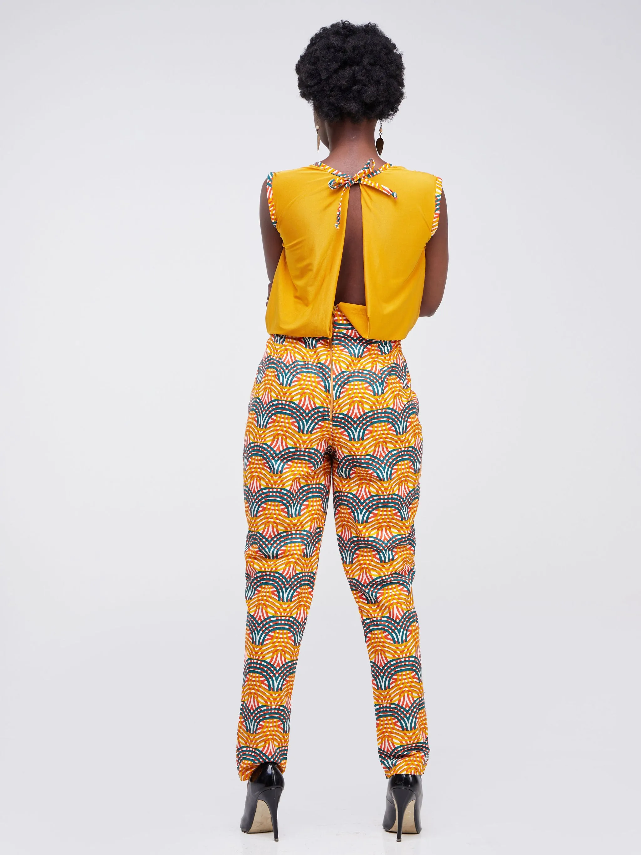 Kajumba Jumpsuit - Yellow / Multicolor